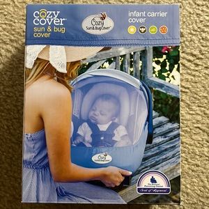 ⭐️Infant sun & bug carrier cover in gray